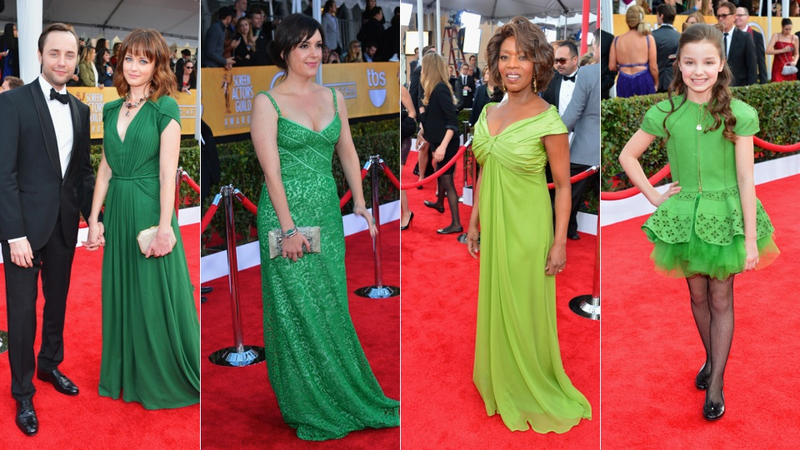 Illustration for article titled Classic Glamour and Fugly Failures at the SAG Awards